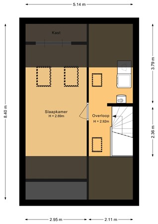 Floorplan - Bergeend 21, 3752 KN Bunschoten-Spakenburg